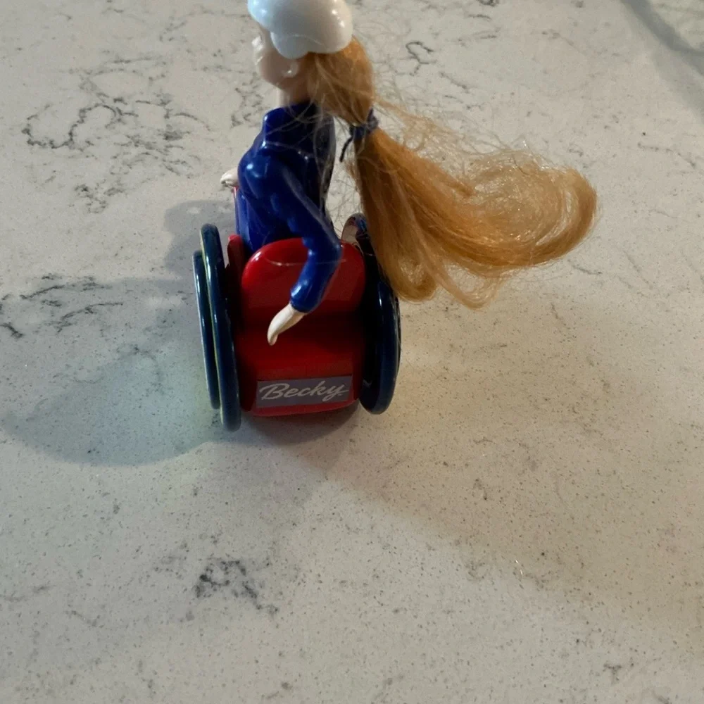 2000 MCDonalds Barbie doll Becky Paralympics happy meal toy